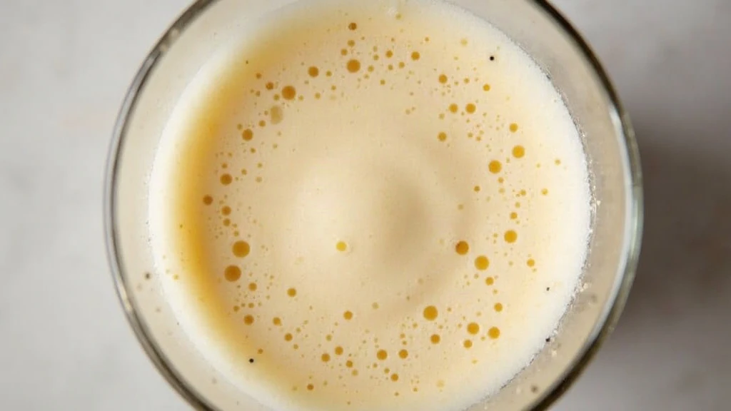 How to make vanilla cold foam on a glass of iced coffee