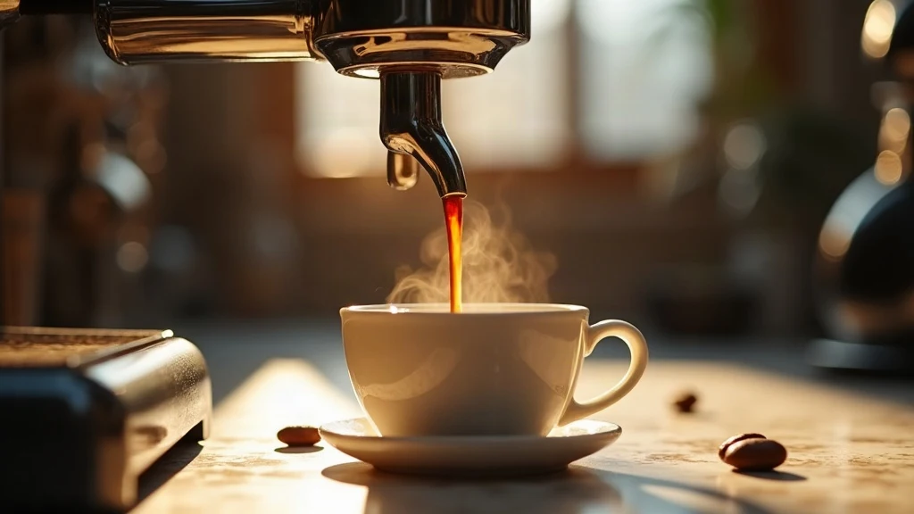 what is espresso explained with a close-up of a perfect shot with crema