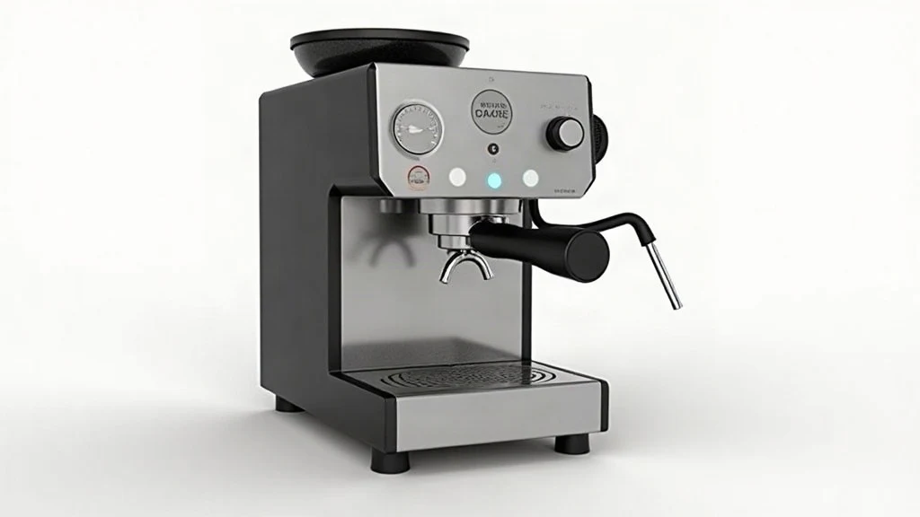 Casabrews espresso machine on a kitchen counter